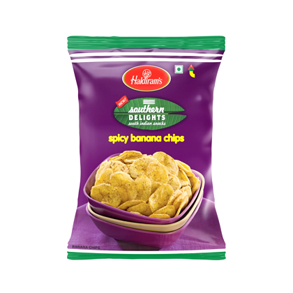 Haldirams Chips Banana Spicy 